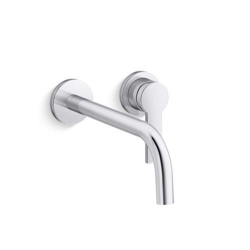 Misturador monocomando de parede - ONE&trade; - KALLISTA - em latão / para banheiro / 2 furos