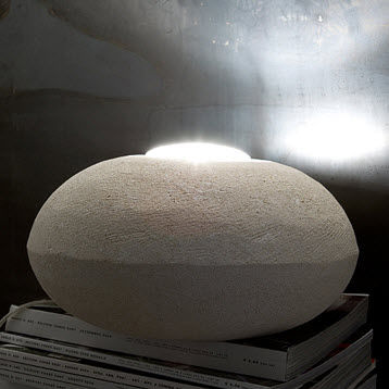 Luminária de mesa - Ufo - stonebreakers - em pedra / contemporânea / Wire