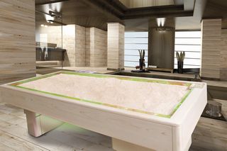 Mesa de massagem fixa - CRYSTALIS - Inbeca Wellness Equipment S.L - em madeira / de quartzo / da linha comercial