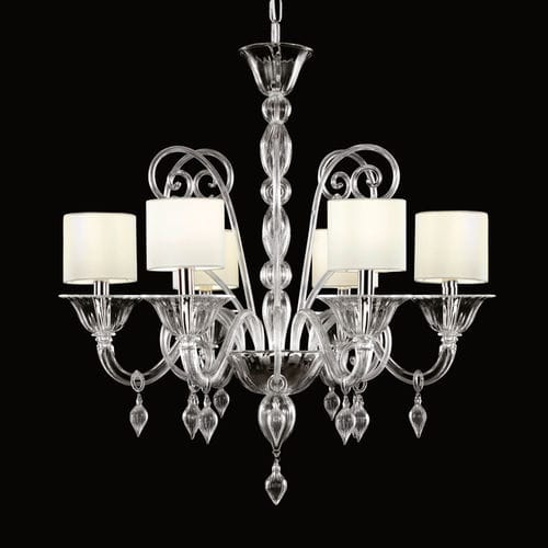 Lustre de estilo - AMERICANO - MULTIFORME - em vidro soprado / em vidro de Murano / de LED