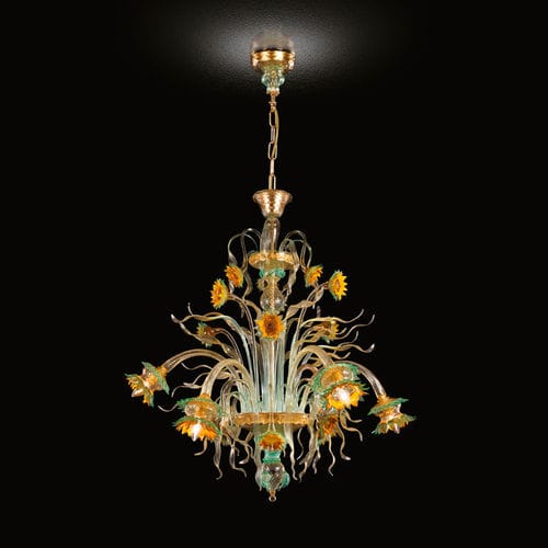 Lustre novo Barroco - GIRASOLE - MULTIFORME - em vidro soprado / em vidro de Murano / de LED