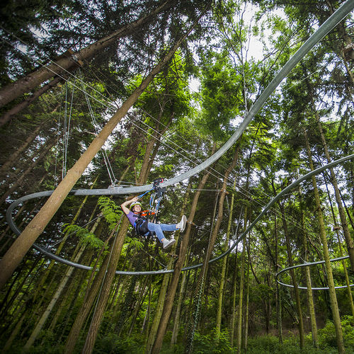 Tirolesa para parque infantil - ROLLGLIDER - Walltopia