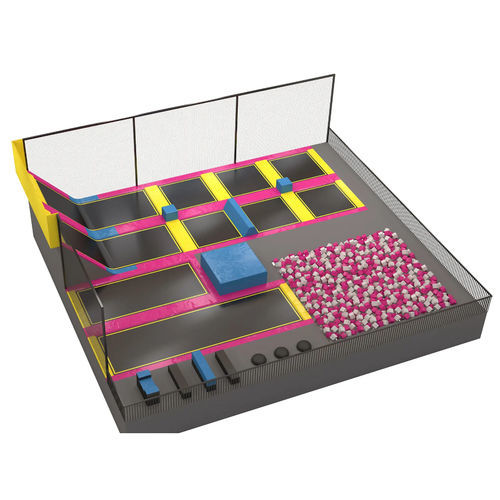 Trampolim para parque infantil - KIDS COURT  - Walltopia - quadrado / para espaço público / para jardim de infância