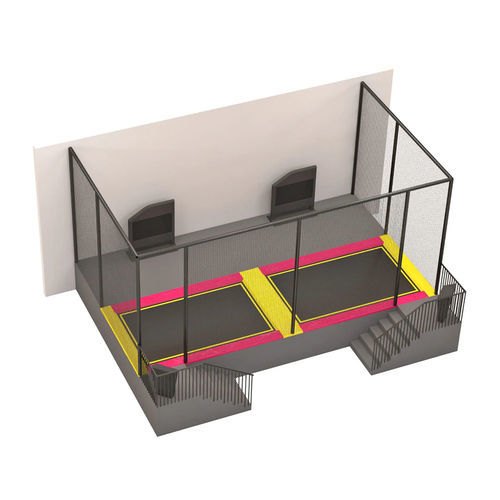 Trampolim para parque infantil - VALO JUMP DOUBLE  - Walltopia - quadrado / para espaço público / para jardim de infância