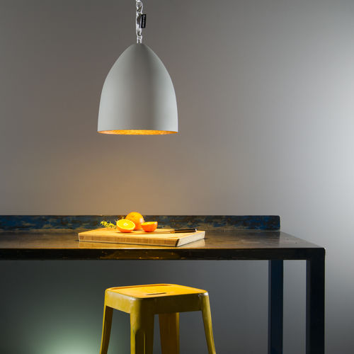 Pendente - Flower S cemento - in-es artdesign - em nylon / em cimento / em Nebulite®