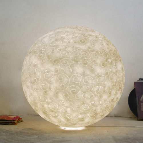 Luminária de chão sem pé - MOON 1 LIBERTY - in-es artdesign - em policarbonato / em Nebulite® / contemporânea