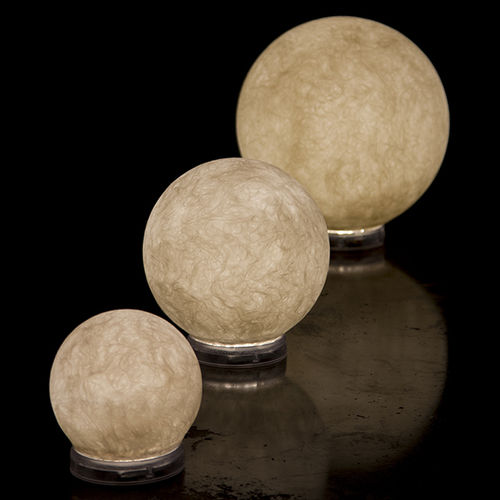 Luminária portátil - T.MOON BATTERY - in-es artdesign - em policarbonato / de fibra de vidro / em Nebulite®