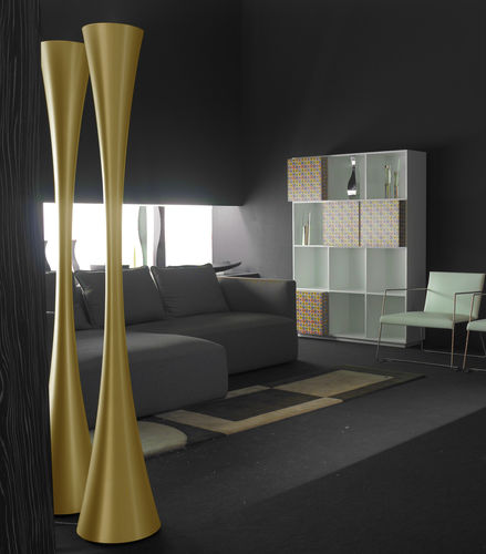 Luminária de piso - BICONICA  - Martinelli Luce Spa - de metacrilato / de resina / de design original