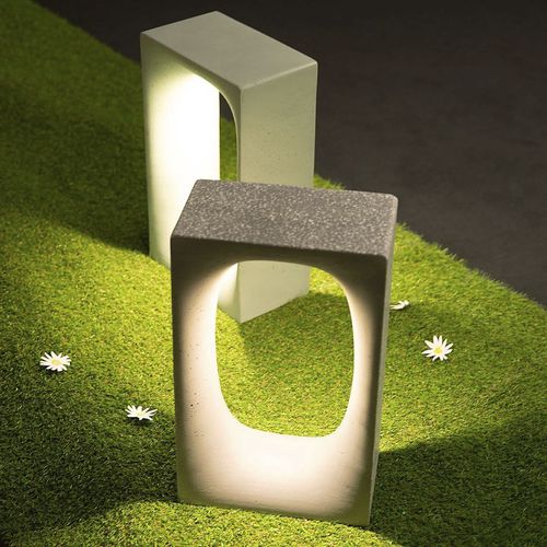 Luminária de chão sem pé - JAN - Martinelli Luce Spa - em concreto / em mármore / contemporânea