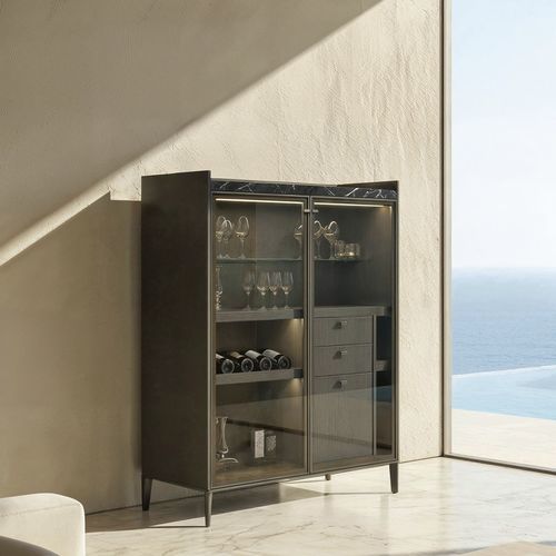 Móvel bar para bar - SEGESTA BAR - FIAM ITALIA - de design minimalista / em laminado melamínico / de alumínio