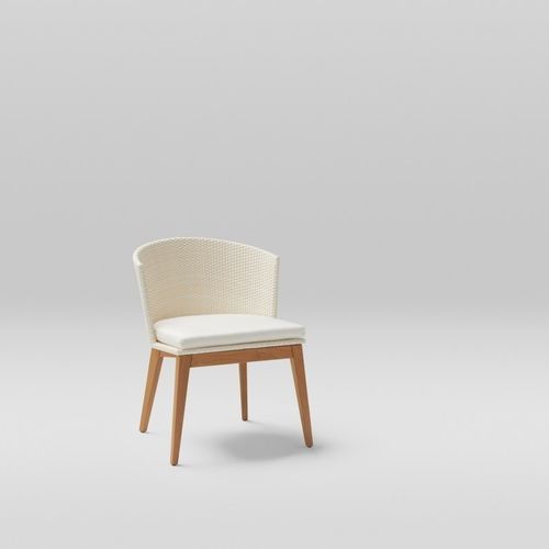 Cadeira de design original - ARC - POINT - para ambiente interno / em madeira / em teca