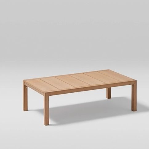 Mesa de centro contemporânea - KUBIK - POINT - em alumínio termolacado / em porcelana / com base em madeira envernizada