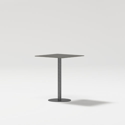Mesa contemporânea - LIS - POINT - em alumínio pintado / em porcelana / em teca