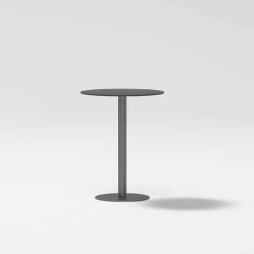 Mesa contemporânea - LIS - POINT - em alumínio pintado / em porcelana / em teca
