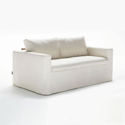Sofá-cama - DAFNE - BERTO - contemporâneo / em tecido / em couro