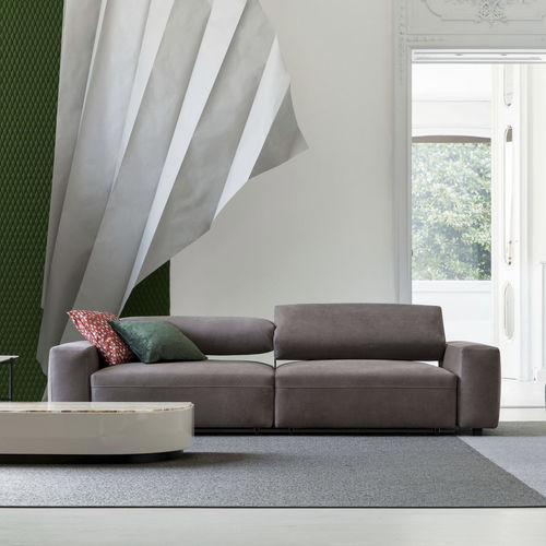 Sofá modular - HARLEY RELAX  - BERTO - contemporâneo / em couro / de encosto reclinável
