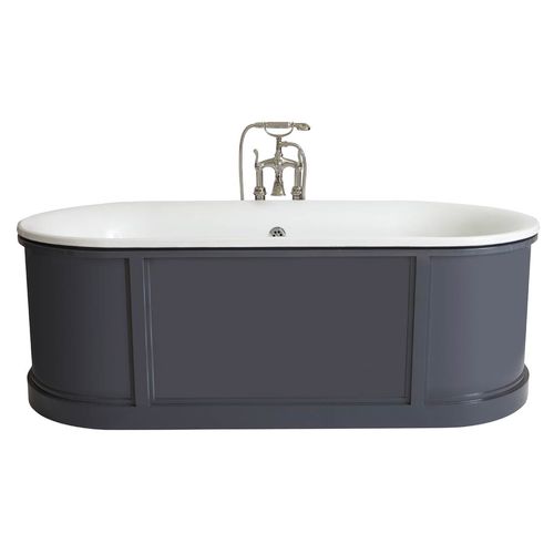Banheira oval - NEW CANADA - GENTRY HOME - freestanding / em ferro fundido / branca