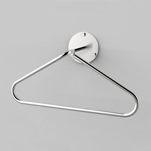 Cabideiro de quarto de parede - YANG - INSILVIS - em aço inoxidável / contemporâneo
