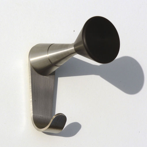 Cabide de parede de design minimalista - FULLSTOP PLUS - INSILVIS - em aço / individual / profissional
