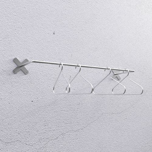 Porta-cabides de parede - X-TREME 1 - INSILVIS
