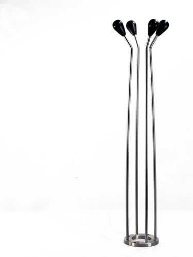 Cabideiro de piso - STEELFLOWER - INSILVIS - contemporâneo / em aço inoxidável