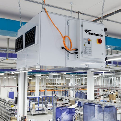 Purificador de ar eletrostático - HF  - Euromate - para teto / industrial / de saneamento