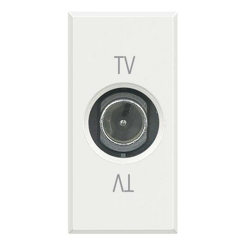 Tomada para antena de TV - HD4202D - Bticino - de parede / em aço inoxidável / em vidro