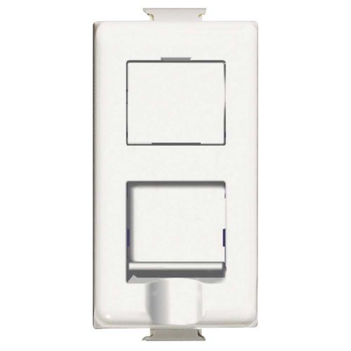 Tomada para equipamento informático - AM5979C5E - Bticino - dupla / de parede / clássica