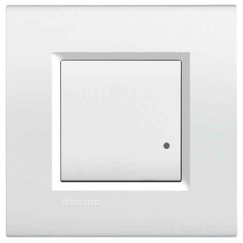 Interruptor com botão de pressão - N4003CW - Bticino - de embutir / clássico / quadrado