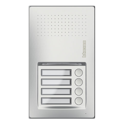 Módulo externo em aço inoxidável - 343102 - Bticino - de embutir / unidade externa / sem câmera