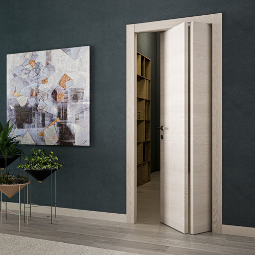 Porta interna - 1/3 2/3 - Otcdoors - em madeira / camarão / contemporânea