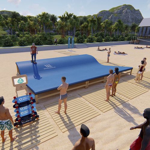 Wavepark - WAVEPARK : W2 - Techramps - em compósito