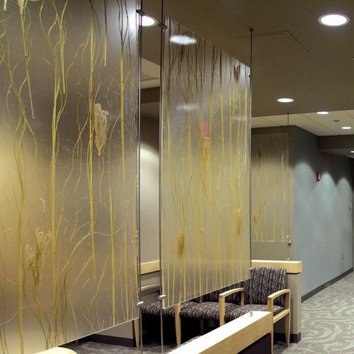 Painel decorativo para ambiente interno - OASIS - Lumicor - de resina / liso / translúcido