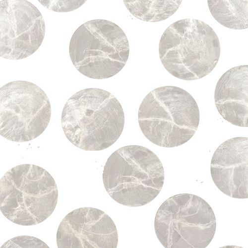 Painel decorativo para ambiente interno - PEARL ROUND CAPIZ  - Lumicor - de resina / liso / transparente