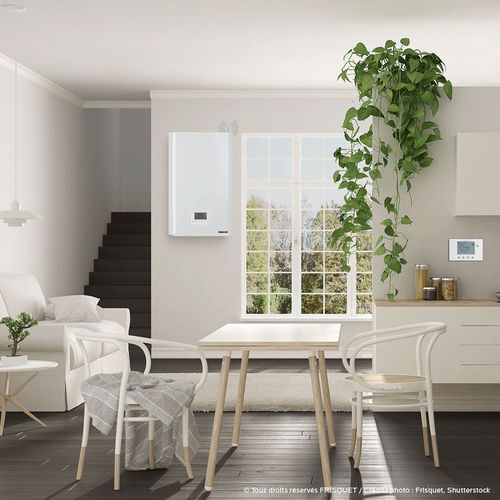 Caldeira a gás - HYDROMOTRIX EVOLUTION COMPACT VISIO®  - FRISQUET - de parede / residencial / para ambiente interno
