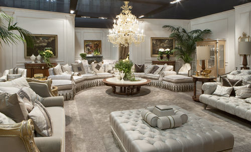 Otomana de estilo - PRESTIGE - MEDEA - em tecido / para ambiente interno