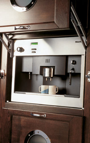 Máquina de café combinada - MENEGHINI - automática / de 1 grupo / de embutir