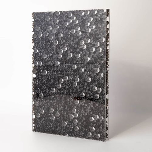Painel de revestimento - LIGHTBEN KAOS 3D BLACK™ - BENCORE - para móveis / para móvel / de parede