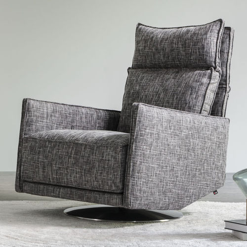 Poltrona contemporânea - CUBE LOUNGE - ipdesign - em couro / em tecido / com encosto alto