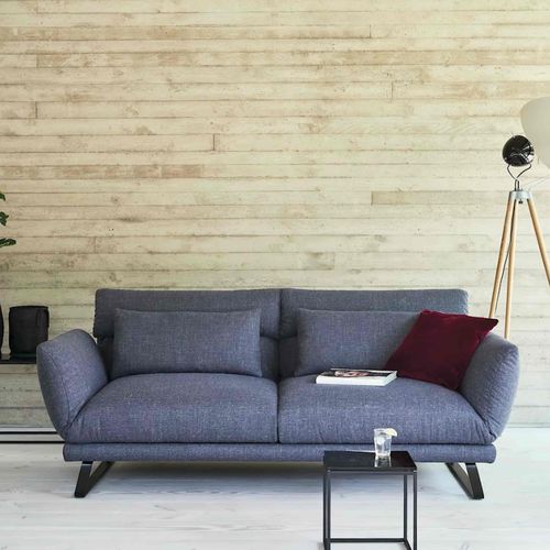 Sofá contemporâneo - CLOU - ipdesign - em tecido / com apoio para pés / com encosto rebatível