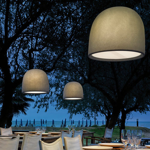 Luminária pendente - CAMPANONE - modo luce - em polietileno / contemporânea / para ambiente externo