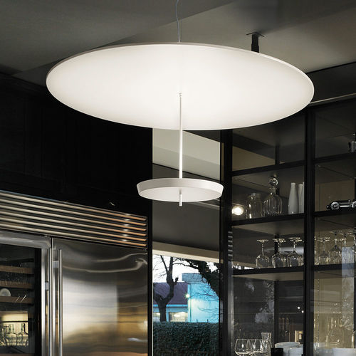 Plafon contemporâneo - OMBRELLA - modo luce - redondo / metálico / de LED