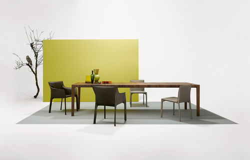 Cadeira contemporânea - SADDLE - Walter Knoll - para ambiente interno / em couro / da linha residencial