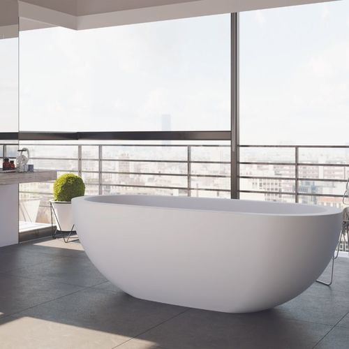 Banheira oval - MOLOKO - Dado Creations Pty (LTD) - freestanding / em Solid Surface / em pedra