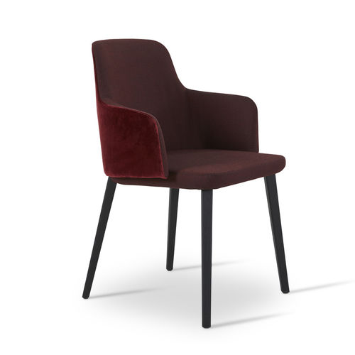 Cadeira contemporânea - BACK ME UP - MONTIS - para ambiente interno / em tecido / em couro