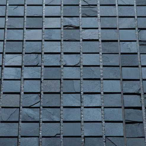Pastilhas em ardósia - AFRICAN BLUE - Artesia S.r.l - texturizada / para ambiente interno / para piscina
