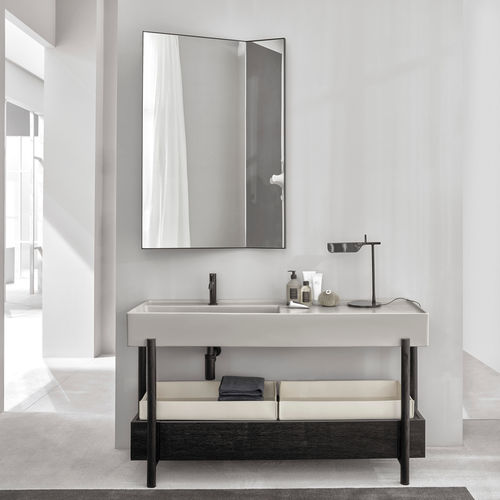 Espelho de parede - ARCADIA - PAN - GLOSS STEEL - Ceramica Cielo - da linha comercial / contemporâneo / retangular