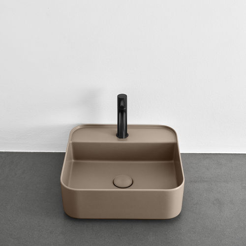 Cuba de apoio - SHUI COMFORT - ARENARIA - Ceramica Cielo - em cerâmica / quadrada / 1 furo