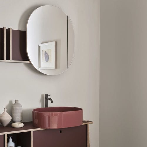Espelho para banheiro de parede - THEO - THSPSX - CARMINIO - Ceramica Cielo - para hotel / para quarto de hotel / para centro de estética