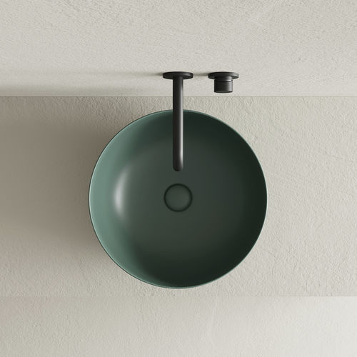 Cuba de apoio - Era 45 - Ceramica Cielo - em cerâmica / redonda / sem furos